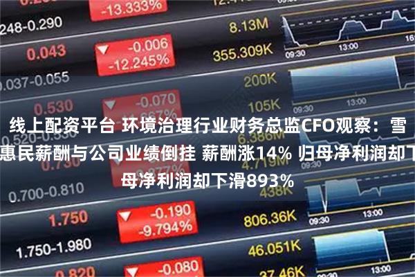 线上配资平台 环境治理行业财务总监CFO观察：雪浪环境王惠民薪酬与公司业绩倒挂 薪酬涨14% 归母净利润却下滑893%