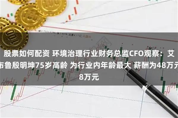 股票如何配资 环境治理行业财务总监CFO观察：艾布鲁殷明坤75岁高龄 为行业内年龄最大 薪酬为48万元